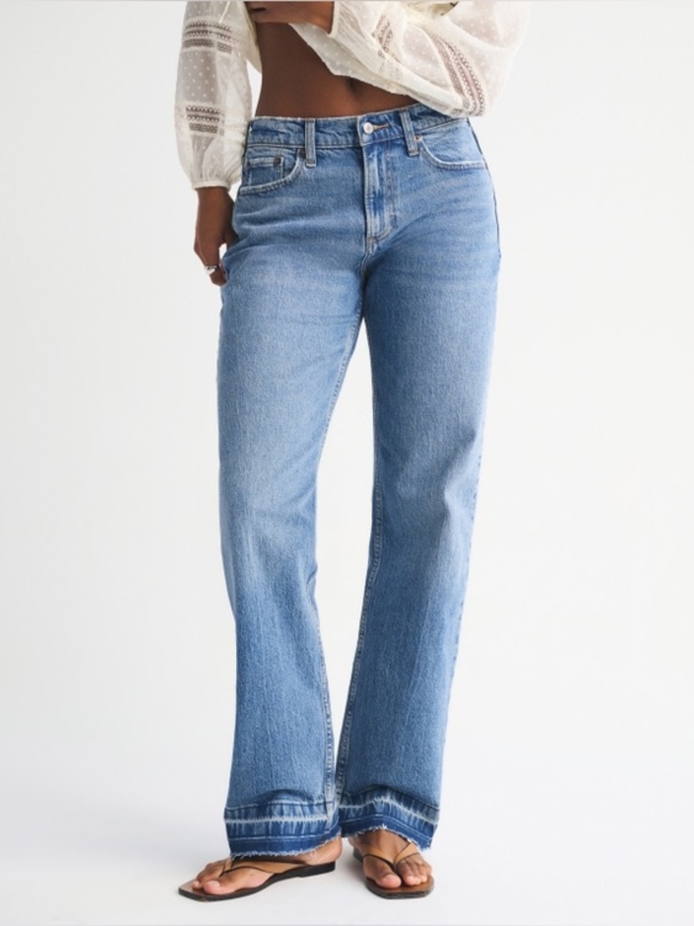 Abercrombie & Fitch The Baggy Low Rise Jeans Size 28 regular